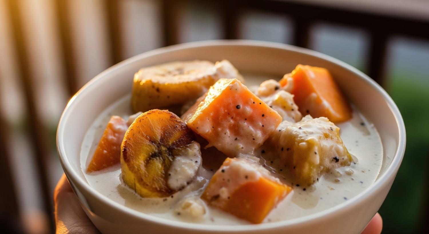 A Close Up View Of A Traditional Seychellois Dish
