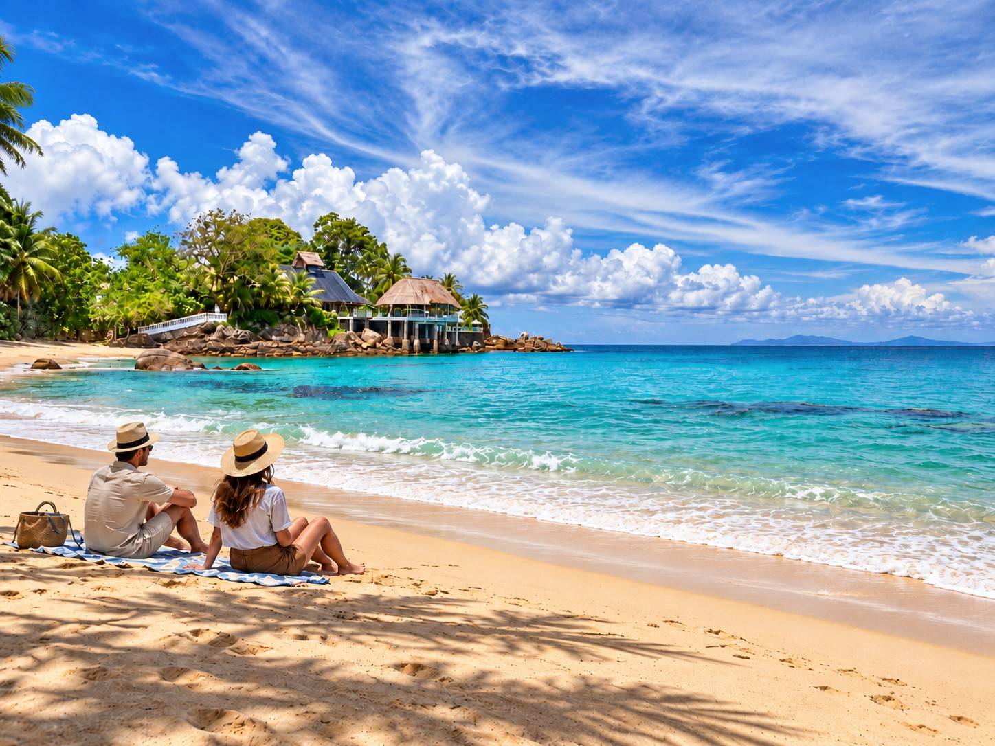 Couple at Mahe Island, Seychelles