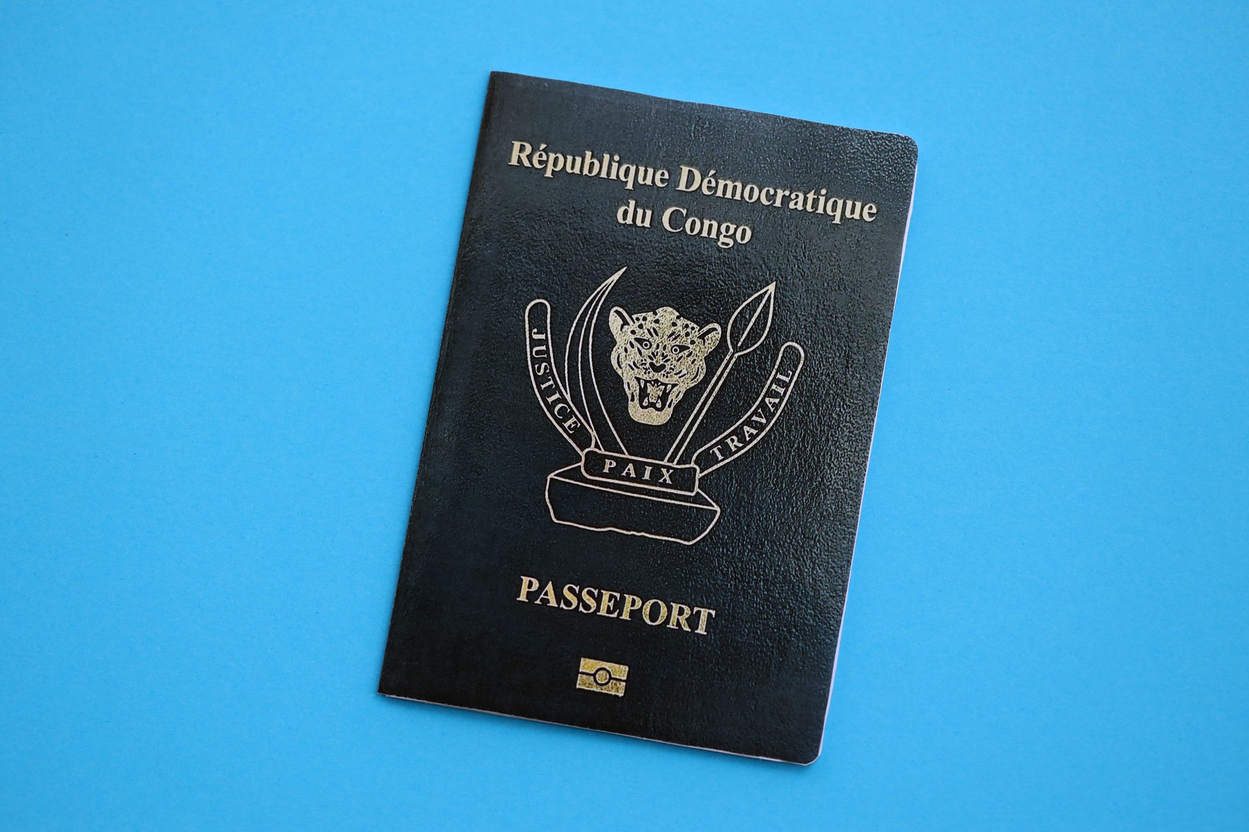 Democratic Republic Of Congo Black Passport