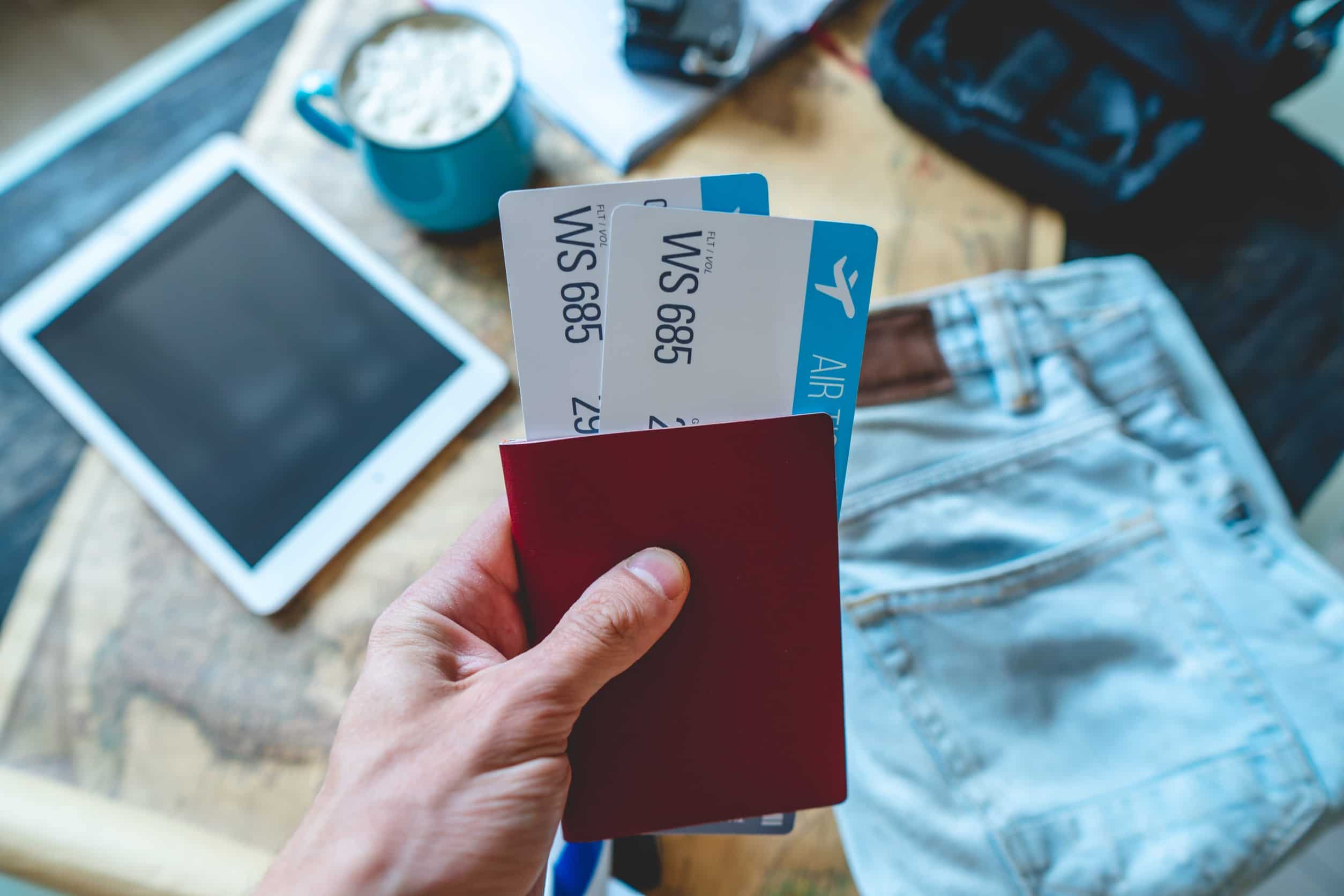 Documents and Plane Tickets