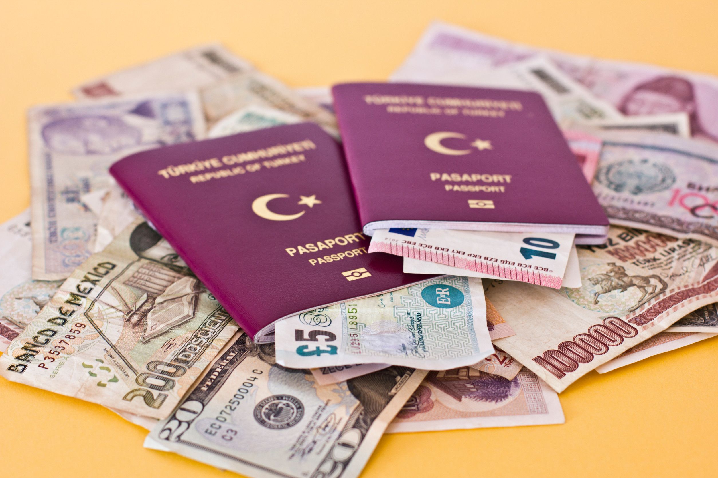 Foreign Passports and Money from European Countries