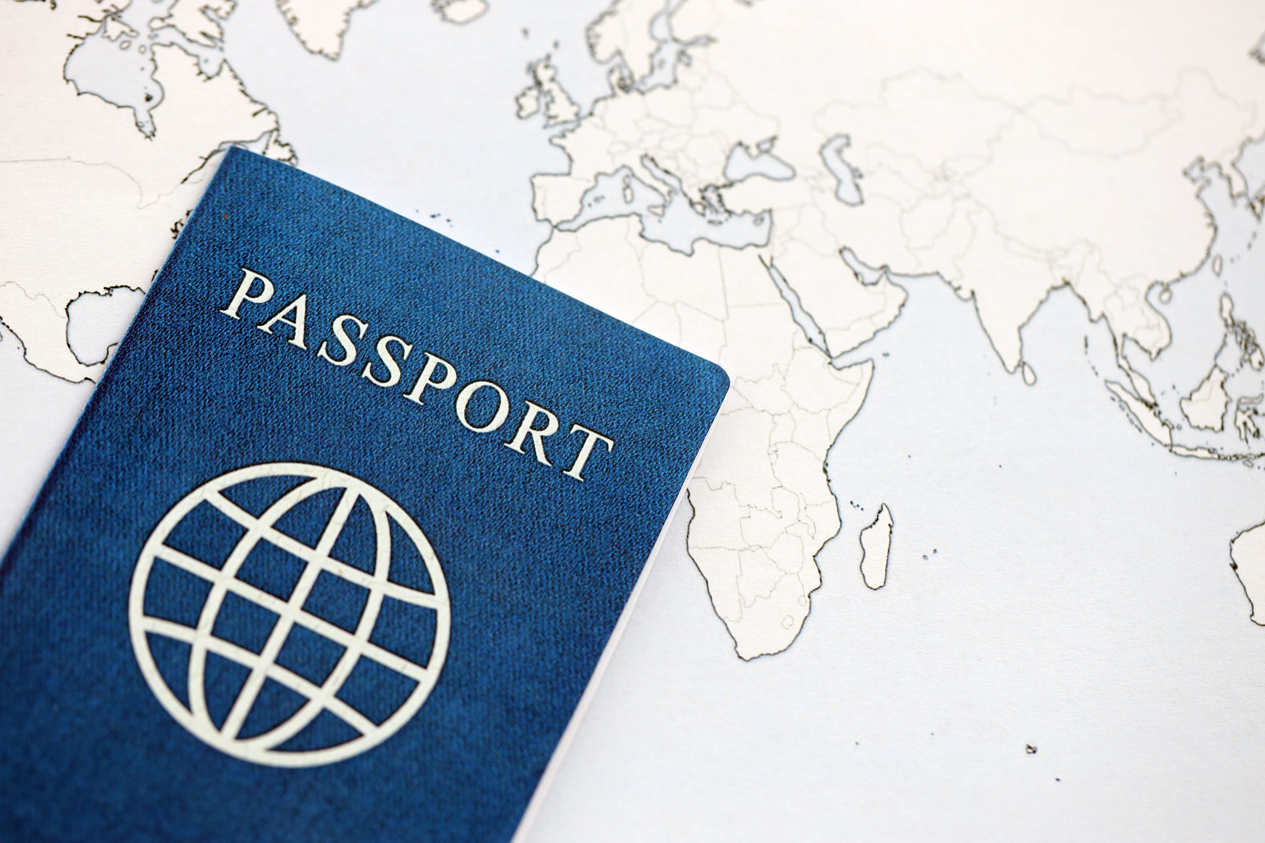 Generic Passport World Map