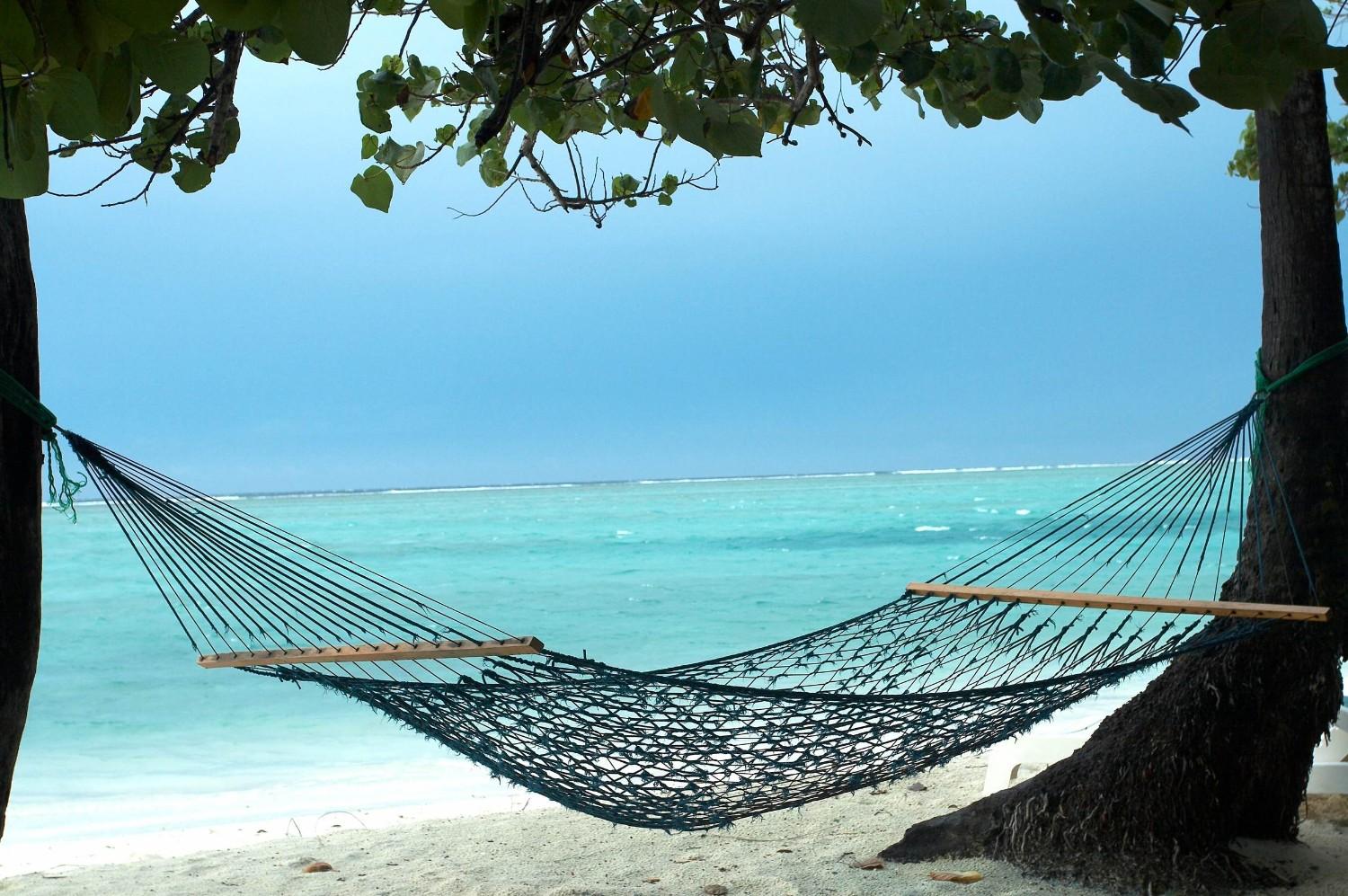 Hammock On A Maldives Beach