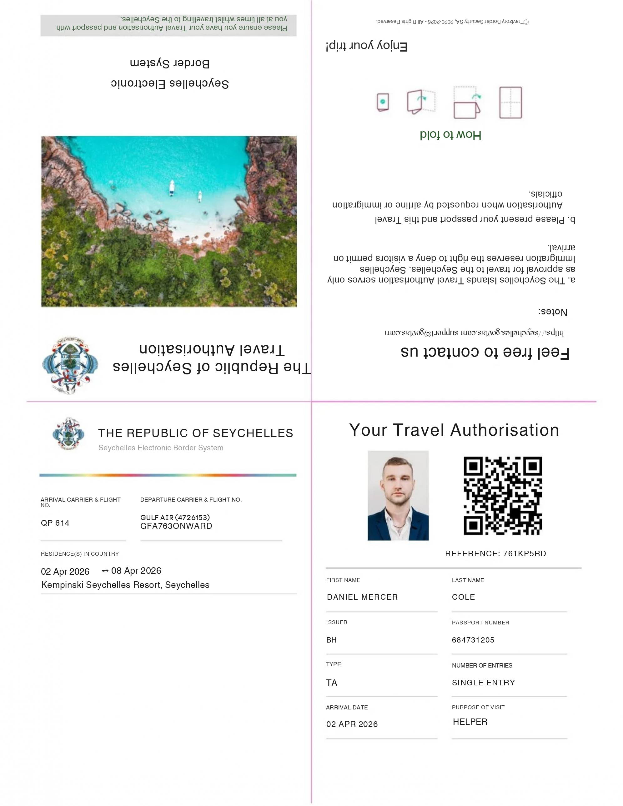 Helper eTA of Seychelles