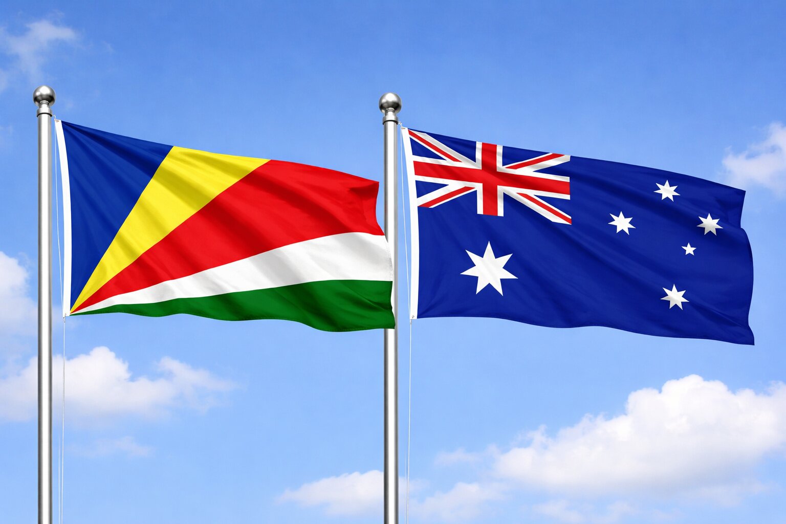 HIMI And Seychelles Flags