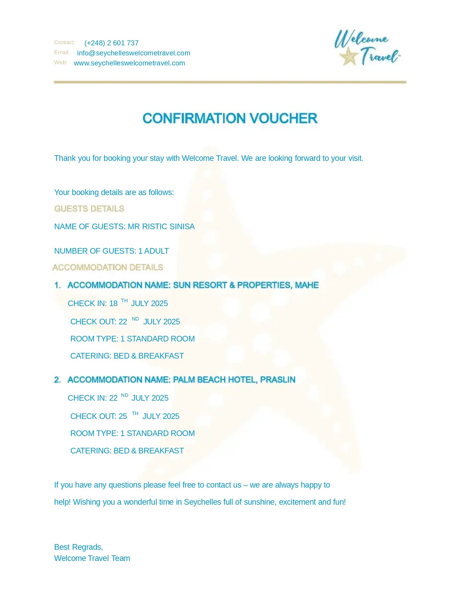 Hotel Booking Sample