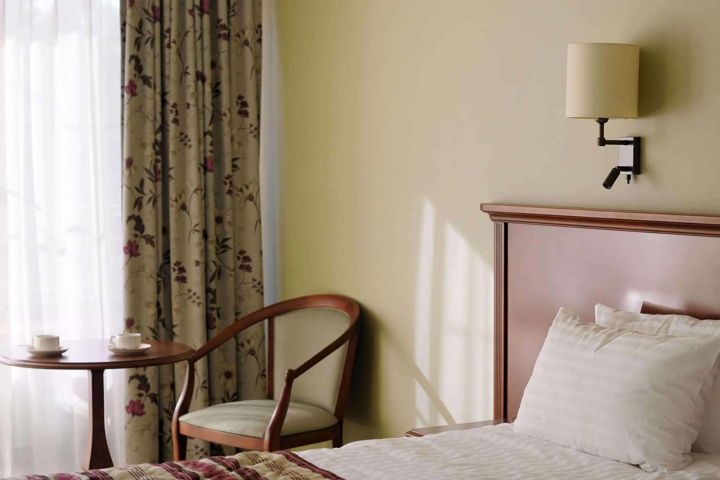 Hotel Room Interior Close Up