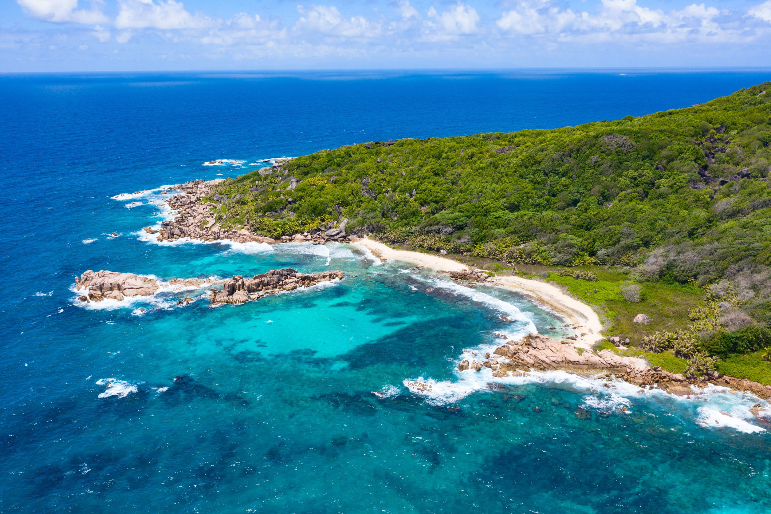 La Digue Island In Seychelles