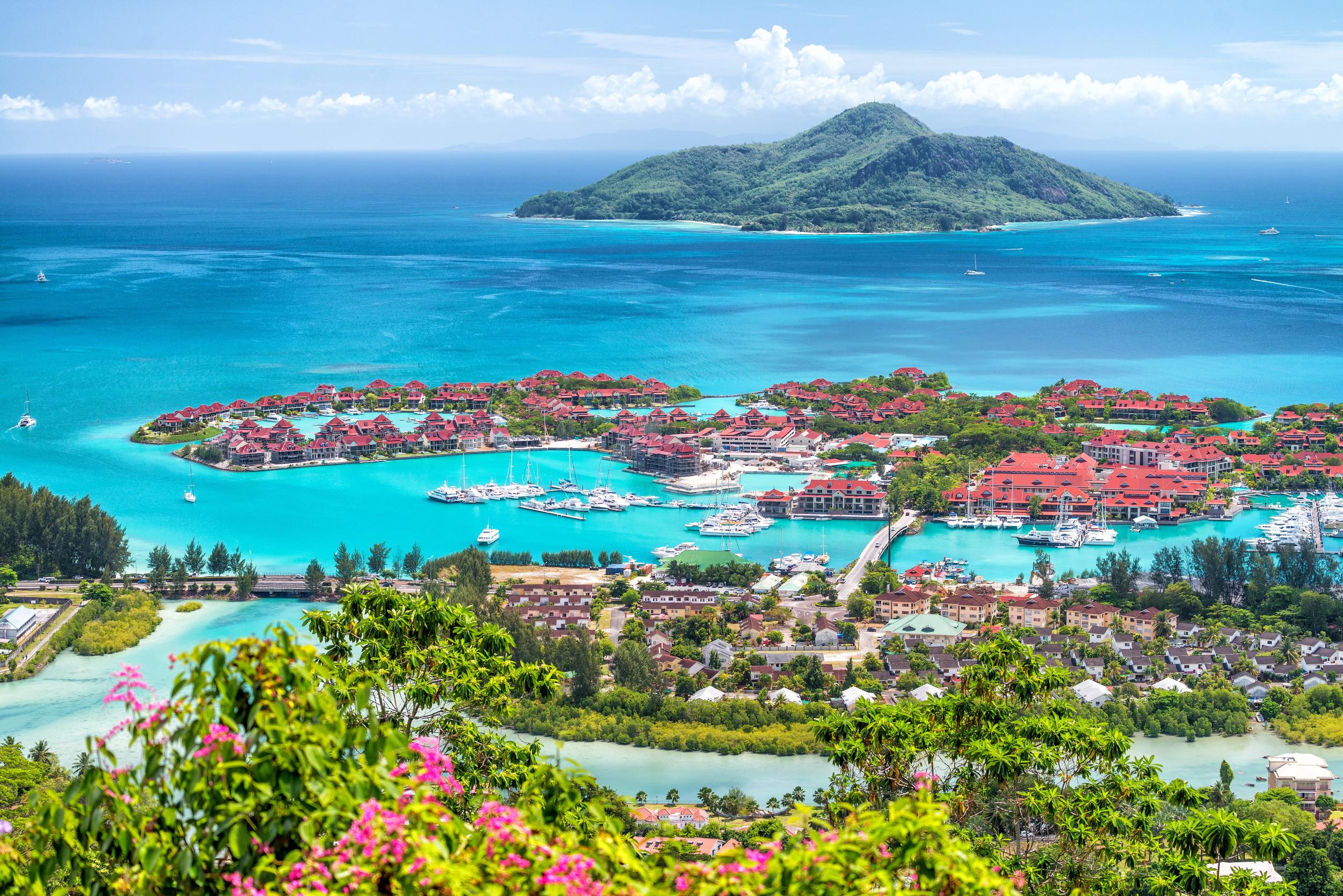 Mahe Island in Seychelles