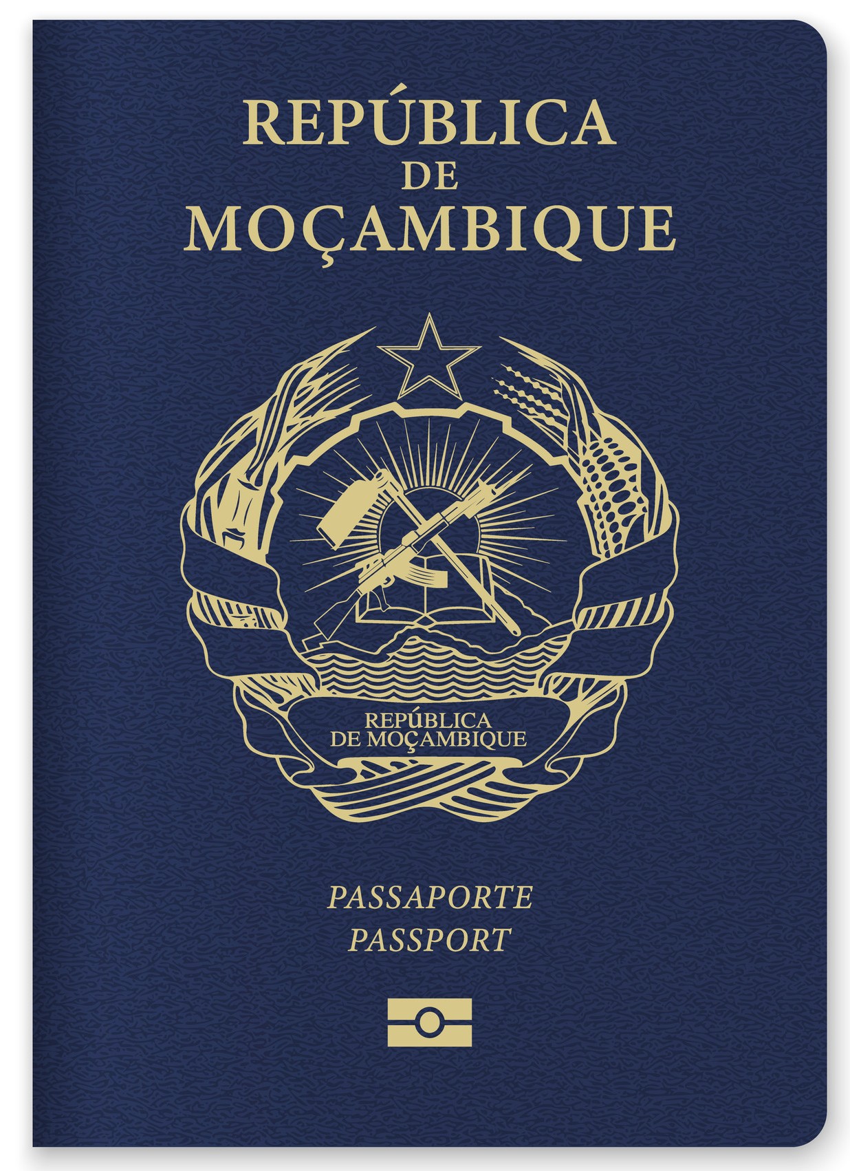 Mozambique Passport Closeup