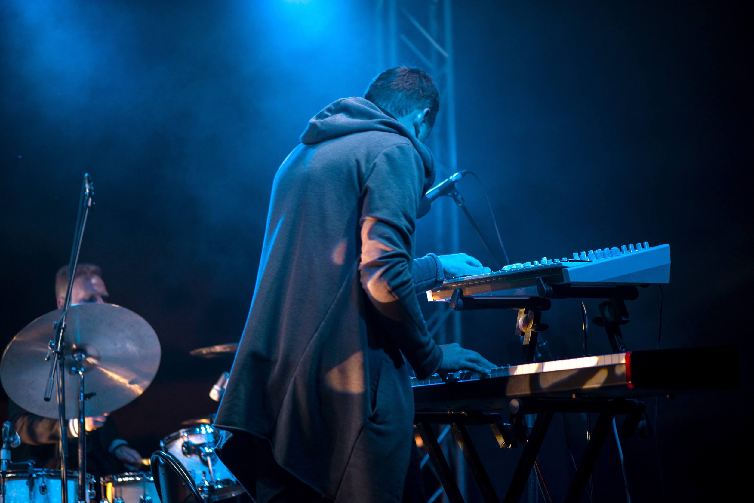 Musician Playing Keyboard