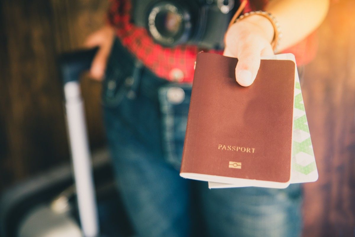 Passengers Holding Passports