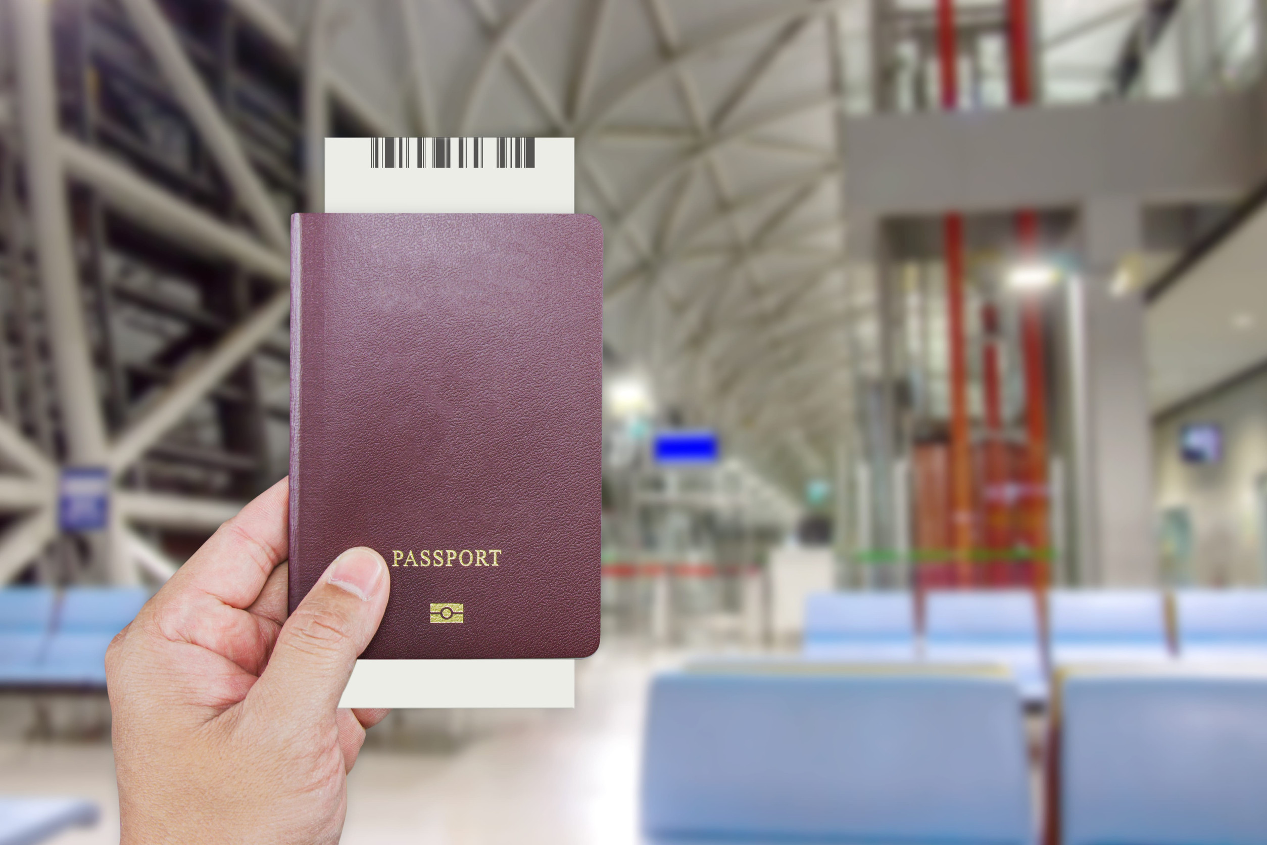 Passport at Check-in Counter
