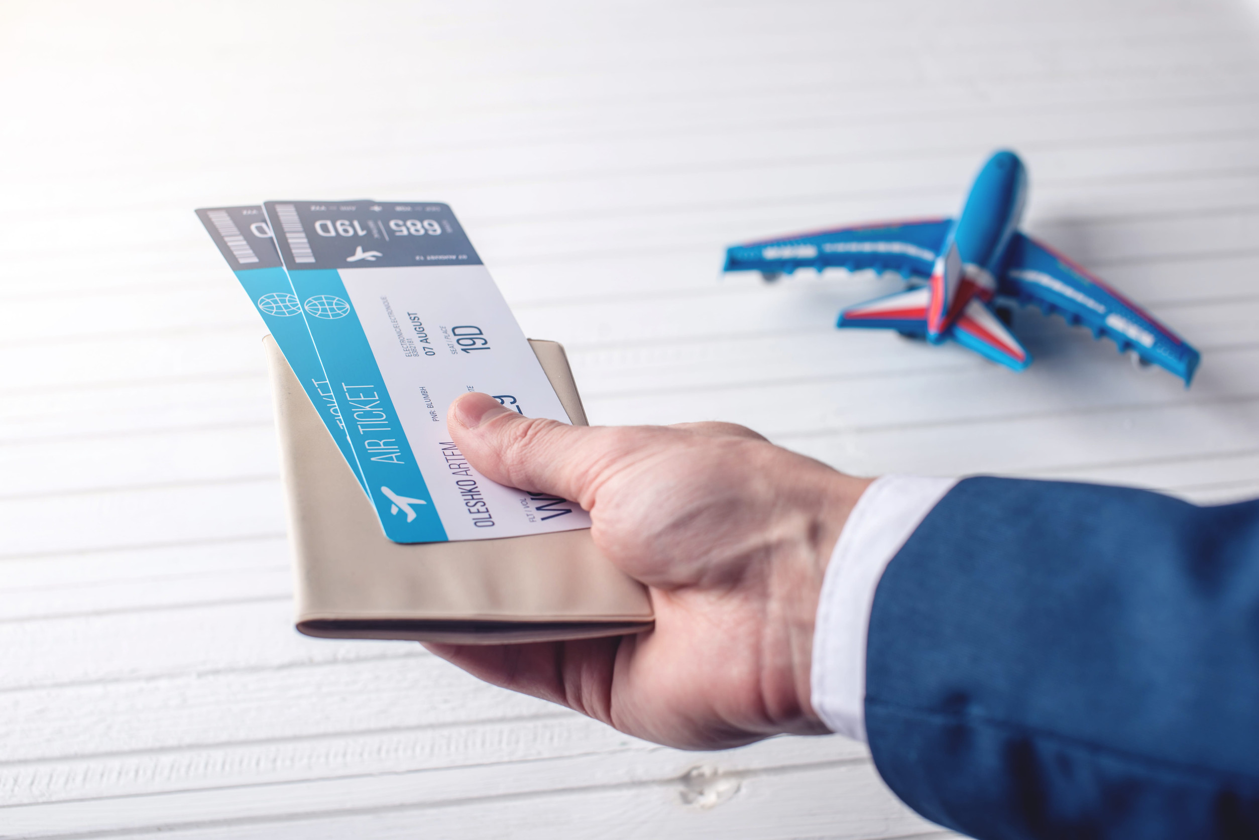 Passport and Plane Tickets