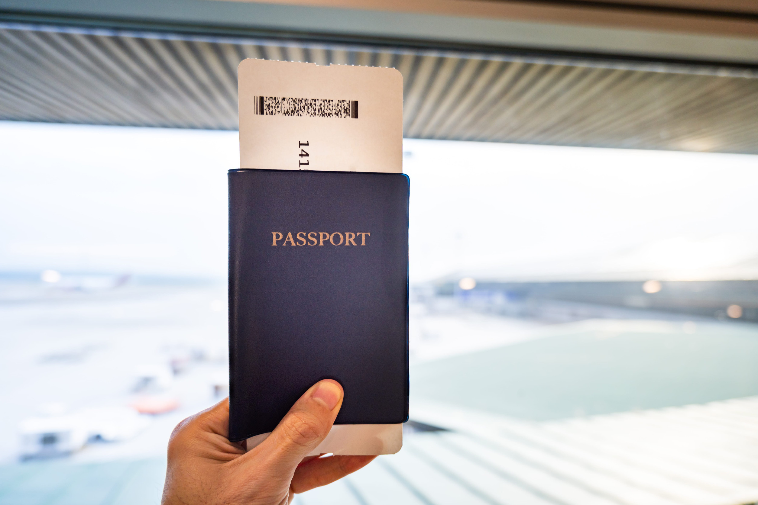 Passport with Boarding Pass