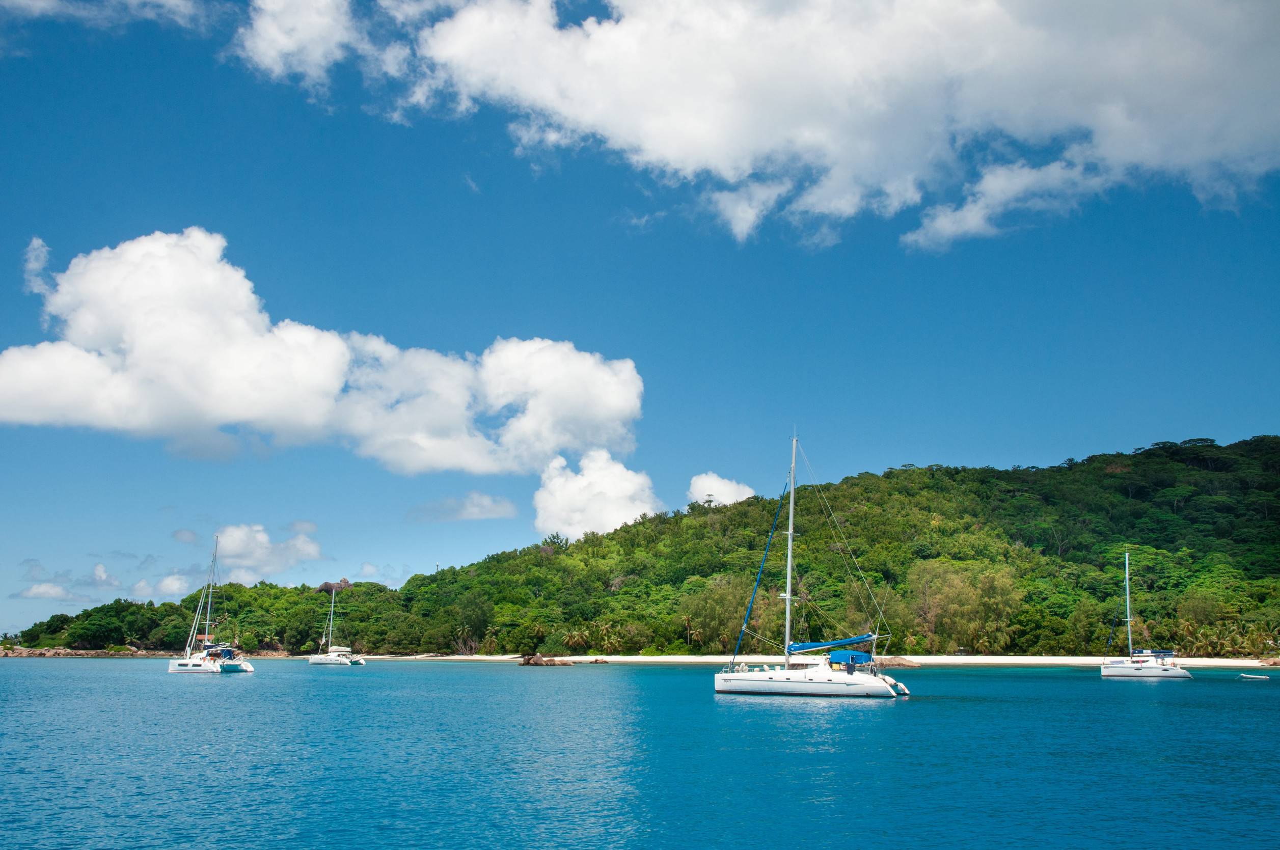 Sailing In The Seychelles
