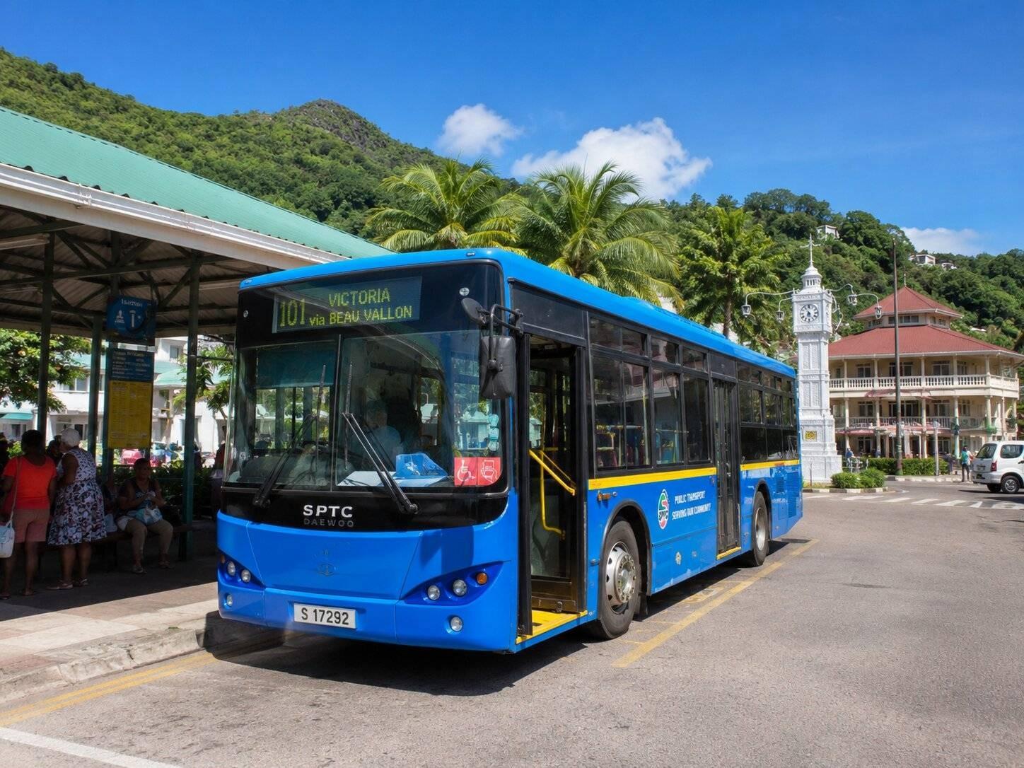 Sptc Public Bus In Mahe
