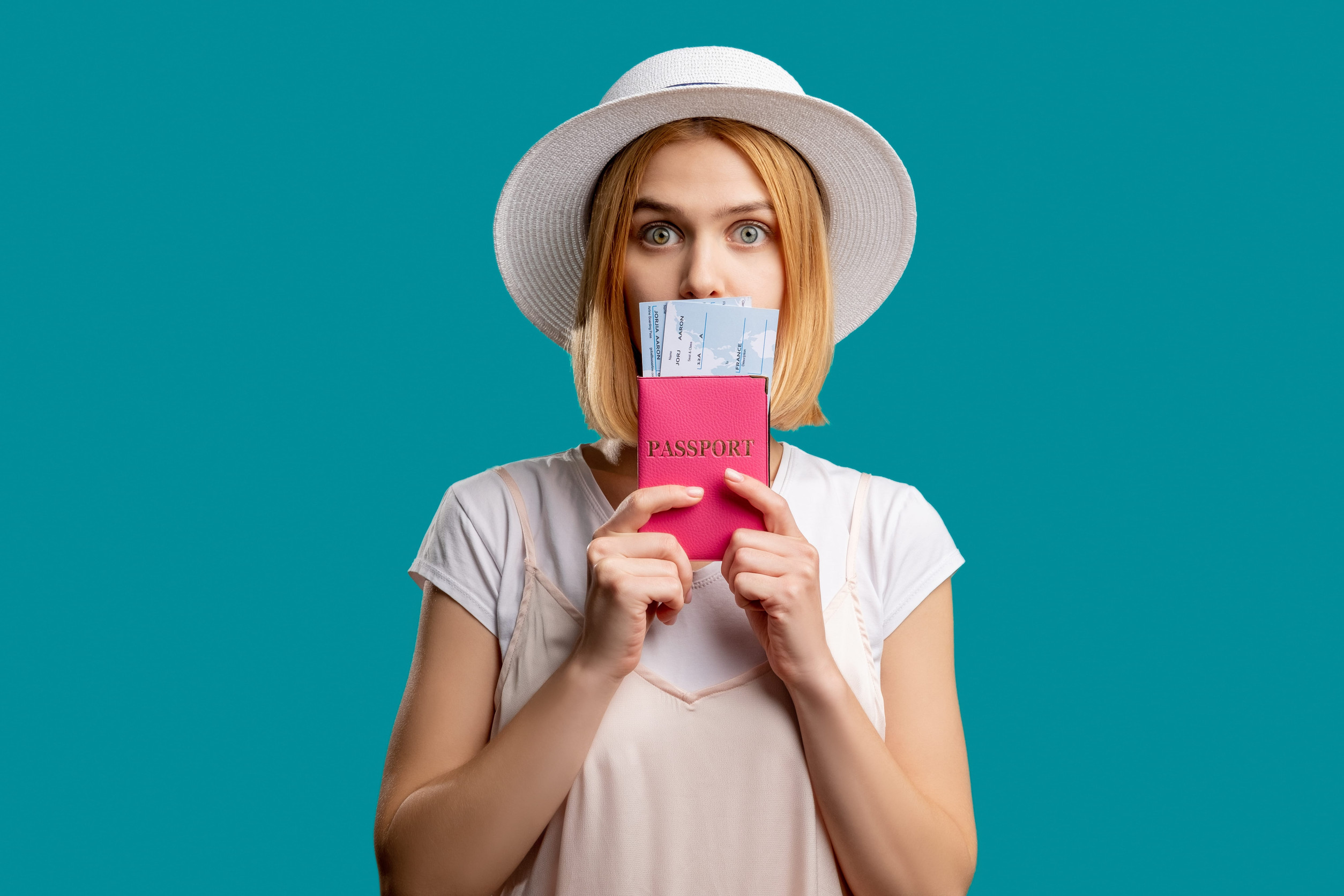 Worried Traveler Passport Stress